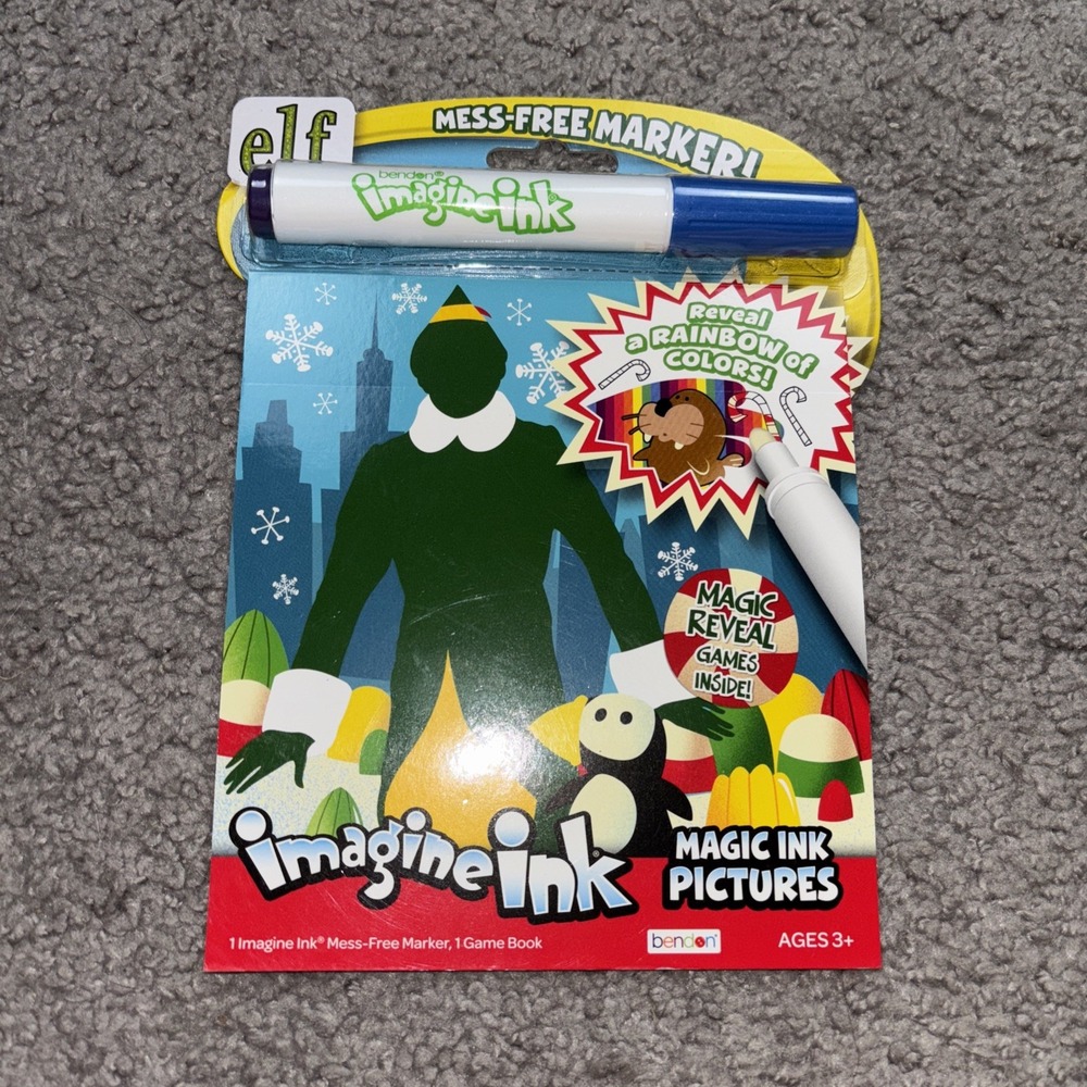 Elf The Movie Imagine Ink‎ Book Christmas Holiday Craft Kids Craft Road Trip